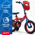 thumbnail image 4 of Huffy 12" Marvel Spider-Man Kids' Bike, Fits Riders 37" - 42", Red, Youth, Boy's, 4 of 16
