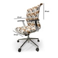thumbnail image 4 of Ambesonne Horror Office Chair Cover Stretchable High Back, Balloons and Candies Motifs, Multicolor, 4 of 6