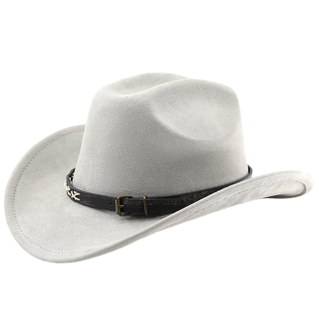 Western Style Outdoor Cowboy Hat Curved Brim For Travel Riding And Casual Everyday Adventure In Any Season