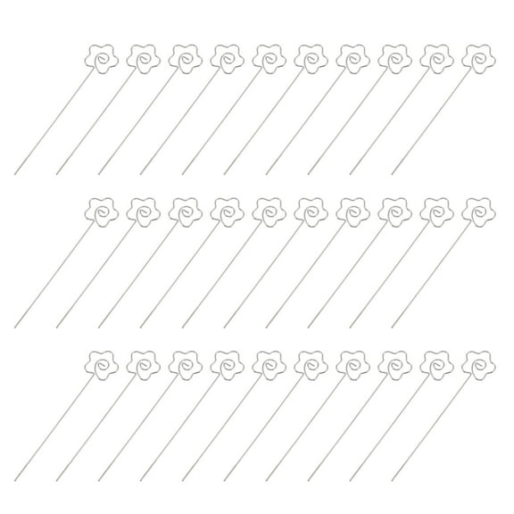 30 Pcs Swirl Wire Pick Card Holder Business Photo Clip