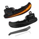 thumbnail image 1 of Luz de señal de giro de espejo para Toyota Tacoma Highlander RAV4 MK3 N300 81740-58010 81730-58010 lente ahumada secuencial lateral ámbar LED montaje de luz ABS negro 2 piezas, 1 of 1