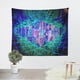 thumbnail image 5 of Tapiz De Luz Negra,Tapiz Hippie Psicodélico Verde, Tapices De Neón De Estética Espiritual,Tapiz Colgante De Arte De Pared-180*150cm, 5 of 5