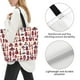 thumbnail image 3 of Disketp Rocket Pattern Bolsa Tote Estampada para Mujer, Bolso de Hombro y de Mano para Compras y Viajes, 3 of 8