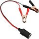 thumbnail image 1 of Enchufe para encendedor de cigarrillos, enchufe hembra para encendedor de cigarrillos, adaptador de coche a batería, Clip de cocodrilo, cable (multicolor) (1 unidad), 1 of 4