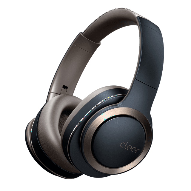 Cleer Enduro ANC Écouteurs Circum-Auriculaires Bluetooth à Réduction de Bruit avec Micro, 60 H d'Écoute, Réduction de Bruit, Modes d'Égalisation Ambiante, Audio Haute Résolution, Basses Profondes, Connexion Multipoint, Bluetooth 5.0, Bleu Marine Foncé