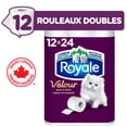 thumbnail image 2 of Royale Velour, 2 Ply Toilet Paper, 12 Equal 24 Bathroom Tissue Rolls, 2 of 21