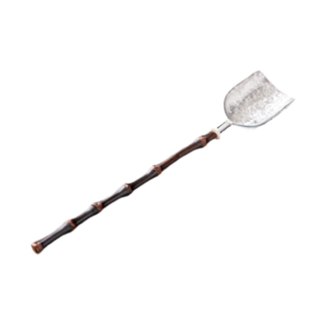 Cuchara de té de Kung Fu china con mango de bambú para matcha, ceremonial artesanal Estilo B