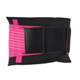 thumbnail image 1 of Unique Bargains Ceinture Dorsale Respirante Soutien Lombaire Design en Maille Bretelles Ajustables Ceinture Lombaire Rouge Rose Taille M, 1 of 7