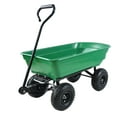 thumbnail image 6 of Llinc Store Poly Garden Dump Cart with Easy Tipping Handle Garden Dump Truck with Pneumatic Tire, 300 lb Capacity Body 75L Green, 6 of 6