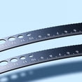 thumbnail image 4 of 4 Pcs Geometry Math Set Metal Ruler Protractor Drawing Set Triangle Ruler for Kids Classroom Learning, 4 of 9