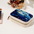 thumbnail image 7 of Starry Shark Velvet Portable Jewelry Box with Removable Compartment - Ideal Bracelet Holder and Necklace Organizer - Gift, 7 of 7
