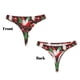 thumbnail image 3 of Fotbe Merry Christmas1 Tanga Sin Costuras para Mujer con Estampado – Panties Invisibles, Transpirables y Cómodos para Uso Diario-Large, 3 of 6