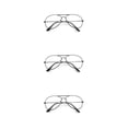 thumbnail image 3 of Sonducket Gafas de sol individuales Visión de alta definición Cómodas Ligeras Mano de obra fina Gafas redondas Negro + Blanco Type1 NO1, 3 of 6