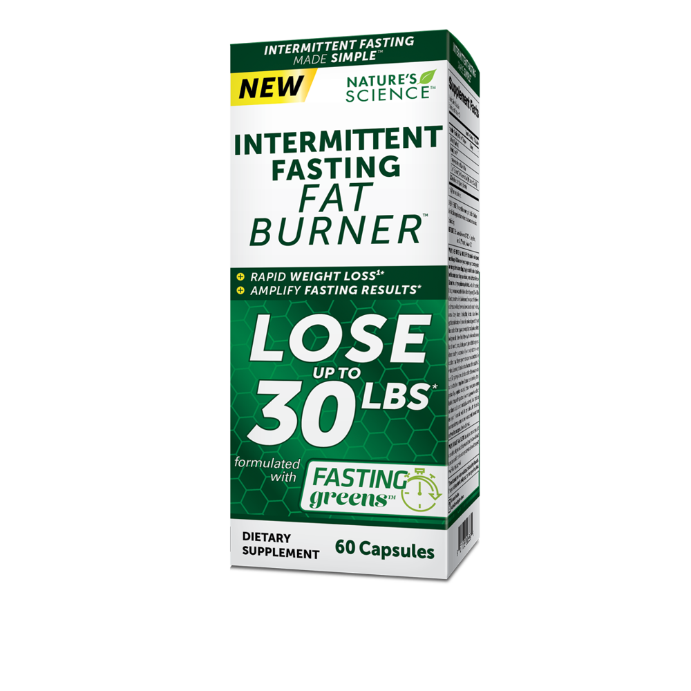 Nature's Science Intermittent Fasting Fat Burner, 60 Count Walmart