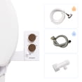 thumbnail image 3 of TUSHY Spa Self-Cleaning Warm Water Bidet Attachment, Adjustable Nozzle Angle, Pressure Control, Easy DIY Home Install, Requires Sink Access for Temperature Control, White/Bronze, 3 of 11