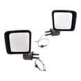 thumbnail image 4 of For 2014-14 Wrangler Rear View Door Mirror Assembly Power Heated Chrome Set Pair, 4 of 5