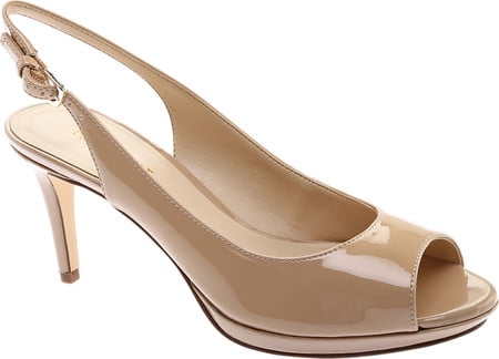 nine west gabrielle slingback platform pumps