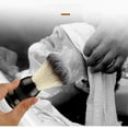 thumbnail image 5 of Beard Brush, Soft Bristle Beard Brush with Wooden Handle, Nylon Face Brush for Men, Exfoliating & Foaming Shaving Brush for Home & Salon Use, Grooming & Cleaning Facial Hair Tool, 5 of 5