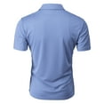 thumbnail image 4 of H2H Mens Cool Dry Compression Short Sleeve Polo T-Shirts LIGHTBLUE US M/Asia L (CMTTS268), 4 of 6