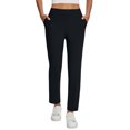 thumbnail image 3 of Yifymode Womens Casual Travel Ankle Pants 7/8 Stretchy Petite Pull On Dressy Work Slacks for Golf Business Athletic Yoga Lounge,Black M, 3 of 4