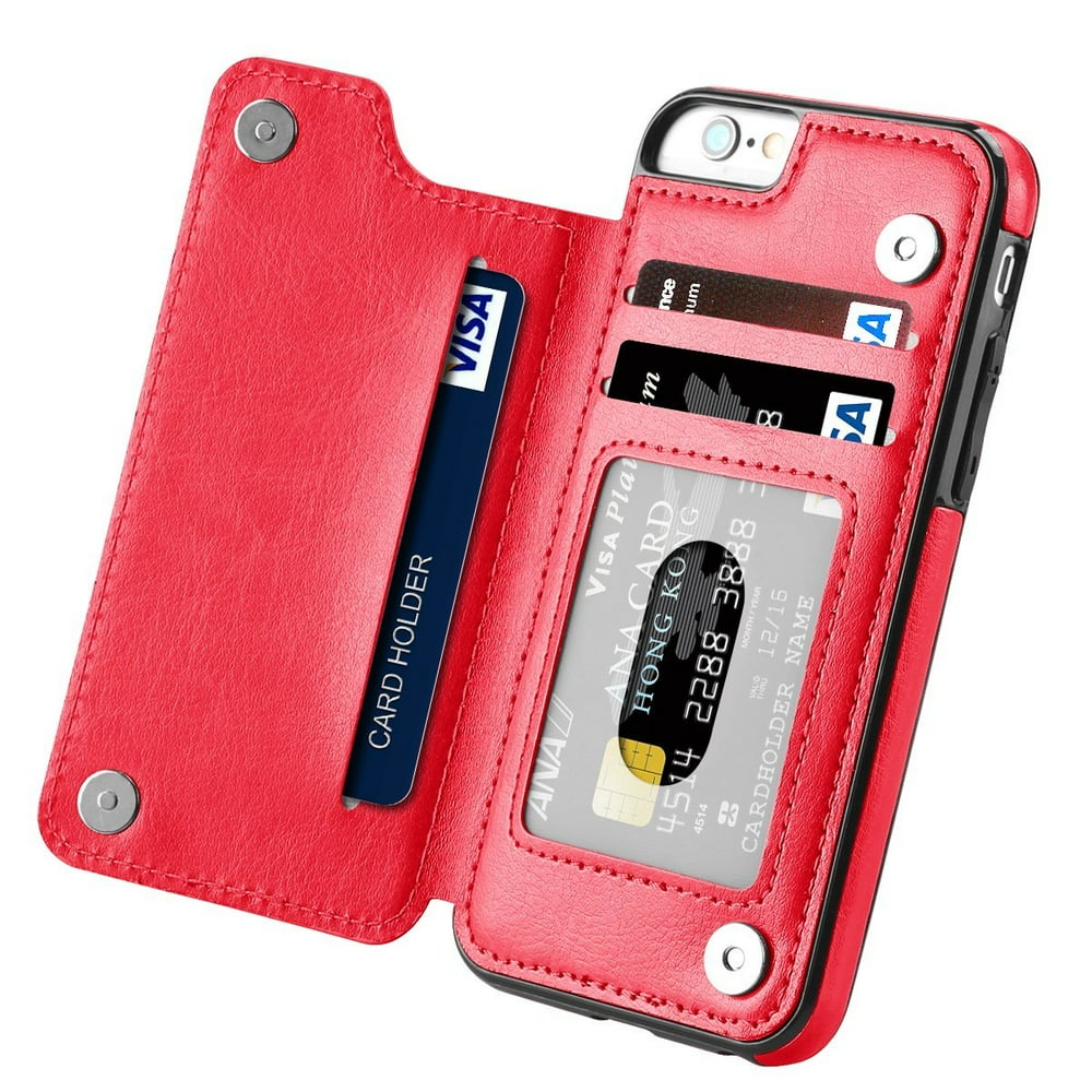 TekDeals Leather Flip Wallet Card Holder Case Cover For Apple iPhone 11