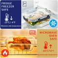 thumbnail image 4 of Recipientes de almacenamiento de vidrio MFY, paquete de 12 con tapas, 36 oz, 21 oz, 13 oz, 4 of 8