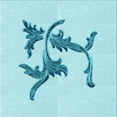 thumbnail image 1 of Ahgly Company Machine Washable Indoor Square Transitional Electric Blue Area Rugs, 4' Square, 1 of 7