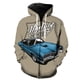 thumbnail image 1 of Sudadera con capucha y cremallera para hombre, diseño de coche clásico de dibujos animados, manga larga, divertida, unisex, con estampado 3D, informal, genial, gran oferta 2024, 1 of 6