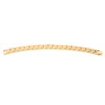 thumbnail image 3 of Pulsera de terapia magnética de acero de titanio, regalo para el cuidado de la salud, pulsera ajustable para hombres (oro), 3 of 14