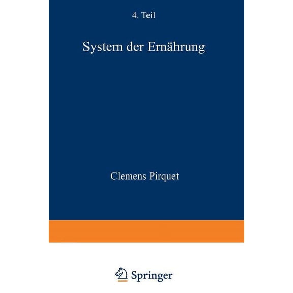 System Der ErnÃ¤hrung, (Paperback)