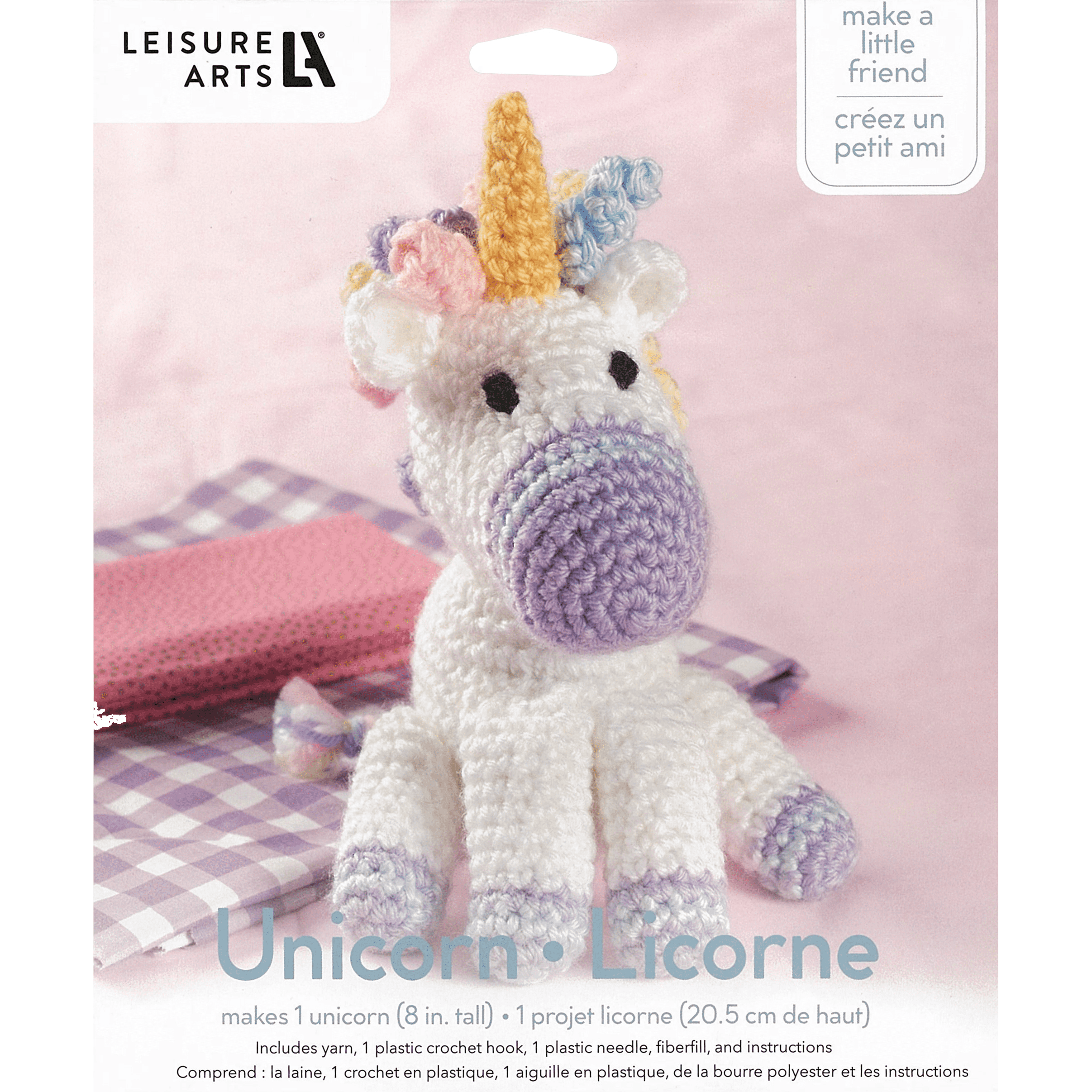 BWkoss Beginner Crochet Kit for Adults Kids DIY Unicorns Craft