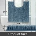thumbnail image 6 of TJOUL Bathroom Rug Mat, Extra Soft Non Slip Absorbent Water Bath Rug, Quick Dry Machine Washable Chenille Shaggy Shower Mat, Bath Mat for Bathroom Floor, Home Decor Accessories, 6 of 15
