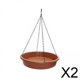 thumbnail image 1 of Comedero para pájaros,Accesorios para comederos de agua colgantes para baños de pájaros,Comedero para pájaros y baño colgante para pájaros,Baño para pájaros al aire libre para bebedero, 1 of 8