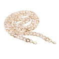 thumbnail image 3 of FRCOLOR 1PC DIY Jewelry Accessory Acrylic Bag Chain Stylish Bag Replacement Chain Creative DIY Jewelry Material Delicate Bag Chain Strap for Home Store Mall Coffee White, 3 of 5