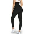 thumbnail image 3 of SHAPEVIVA Women's Sauna Leggings Compression High Waist Yoga Pants Thermo Sweat Capris, 3 of 7