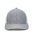 thumbnail image 3 of Outdoor Cap OC771 Premium Trucker Cap-LN Heathered Grey/White-Adult, 3 of 8