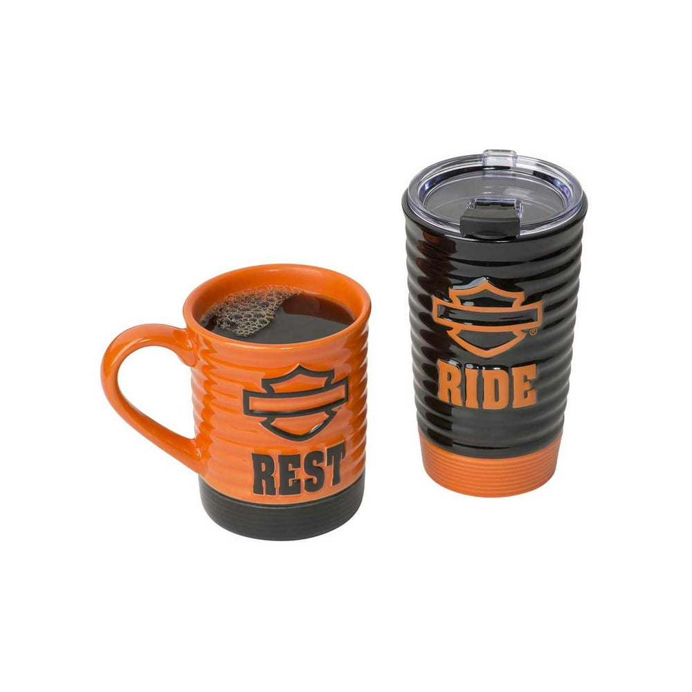 harley davidson travel coffee mug