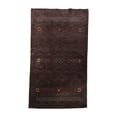 thumbnail image 2 of Rugsotic Carpets Hand Knotted Wool Area Rug 3'x5' Brown Contemporary Rectangle Indoor Rug for Living Room, Bedroom Antimicrobial L00507, 2 of 9