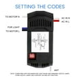 Eogifee Universal Ceiling Fan Remote Control Kit, 3 Speed, Light Dimmer