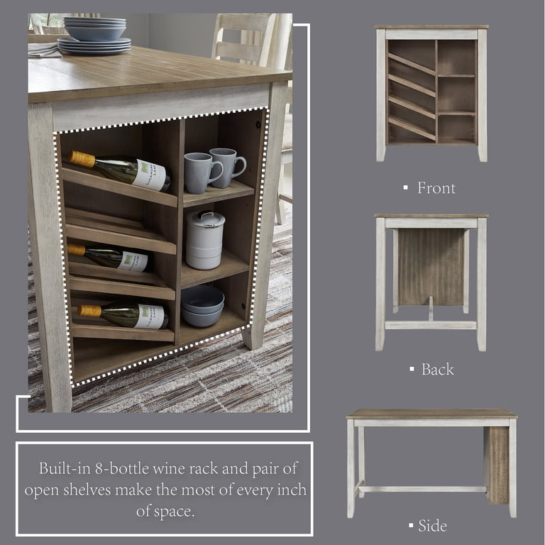 【港区での引き取り限定】Ashley Skempton カウンターテーブル Signature Design by Ashley Skempton Counter Height Dining Table with T