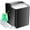 Black, variant on EDX Countertop Ice Maker, Self-Cleaning Portable Ice Maker Machine with Handle and Ice Scoop 9Pcs/6Min 26.5Lbs/24H Black