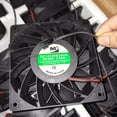 thumbnail image 1 of DZ12038B24UA 120mm 24V 2.00A High Airflow Cooling Fan, Dual Ball Bearing, 120x120x38mm Brushless Fan for Frequency Inverters Black Plug, 1 of 4
