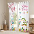 thumbnail image 3 of Manfei Kawaii Gnome Curtains Pack of 2 (42x84 Each),Colorful Dinosaur Eggs Curtains Blackout,Watercolor Flower Floral Bedroom Curtains For Teens,Super Cozy Room Decor, 3 of 6