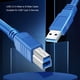thumbnail image 4 of Cable de escáner USB cable de impresora USB 30 de 98 pies de largo PVC cobre A macho a B macho para la familia ANGGREK Otros, 4 of 8