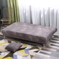 thumbnail image 3 of Armless Sofa Bed Cover Vintage Floral Printing Couch Sofa Slipcover Polyester, 3 of 5