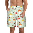 thumbnail image 1 of Fotbe Mushroom Bee Trajes de Baño Estampados para Hombre, Shorts de Verano de Secado Rápido, Ropa de Playa, Bañadores-X-Large, 1 of 6