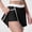 Black, variant on SEMPAI Womens Athletic Skirt with Side Slit Sports Running Workout Activewear Yoga Exercise Gym Skirt