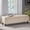 Beige + Fabric+1, variant on 51" Button Tufted Diamond Stitched Storage Ottoman Bench, Light Gray Fabric, GLOUSTER STORAGE OTTOMAN V2