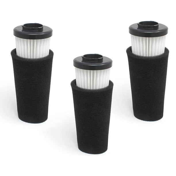 Reemplazo de robots de barrido Paquete de 3 filtros de repuesto para Dirt Devil Style F112 Endura