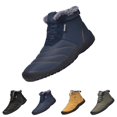 thumbnail image 4 of NOKIO Men'S Snow Exploration Boots Men's Snow Boots Fashion Casual Sneakers Breathable Flat Bottom Casual Shoes Winter Padded Warm Men's Boots Men'S Thermal Snow Boots, 4 of 5